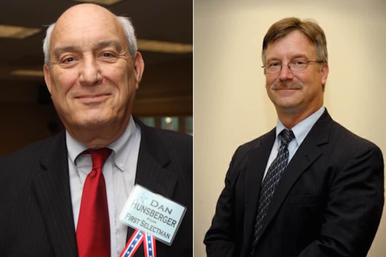 Monroe First Selectman candidates Dan Hunsberger and Steve Vavrek