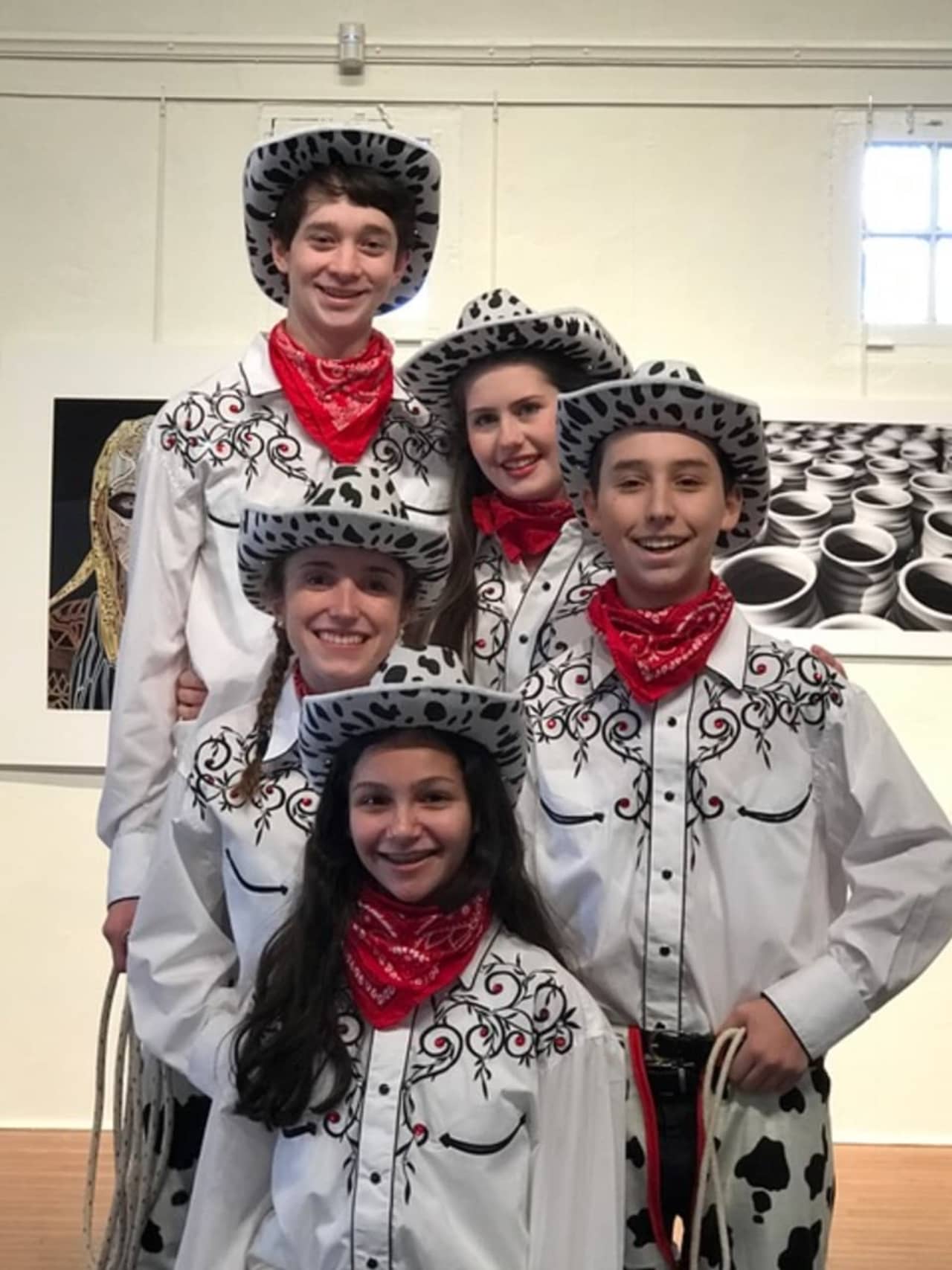 A legendary American cowboy will come to life in "The Will Rogers Follies, A Life in Revue" Friday and Saturday at Trumbull High School. Cast members include Joseph Turner, Allison Demers, Melissa Beck, Luke Pelli, and Theresa Ollveira.