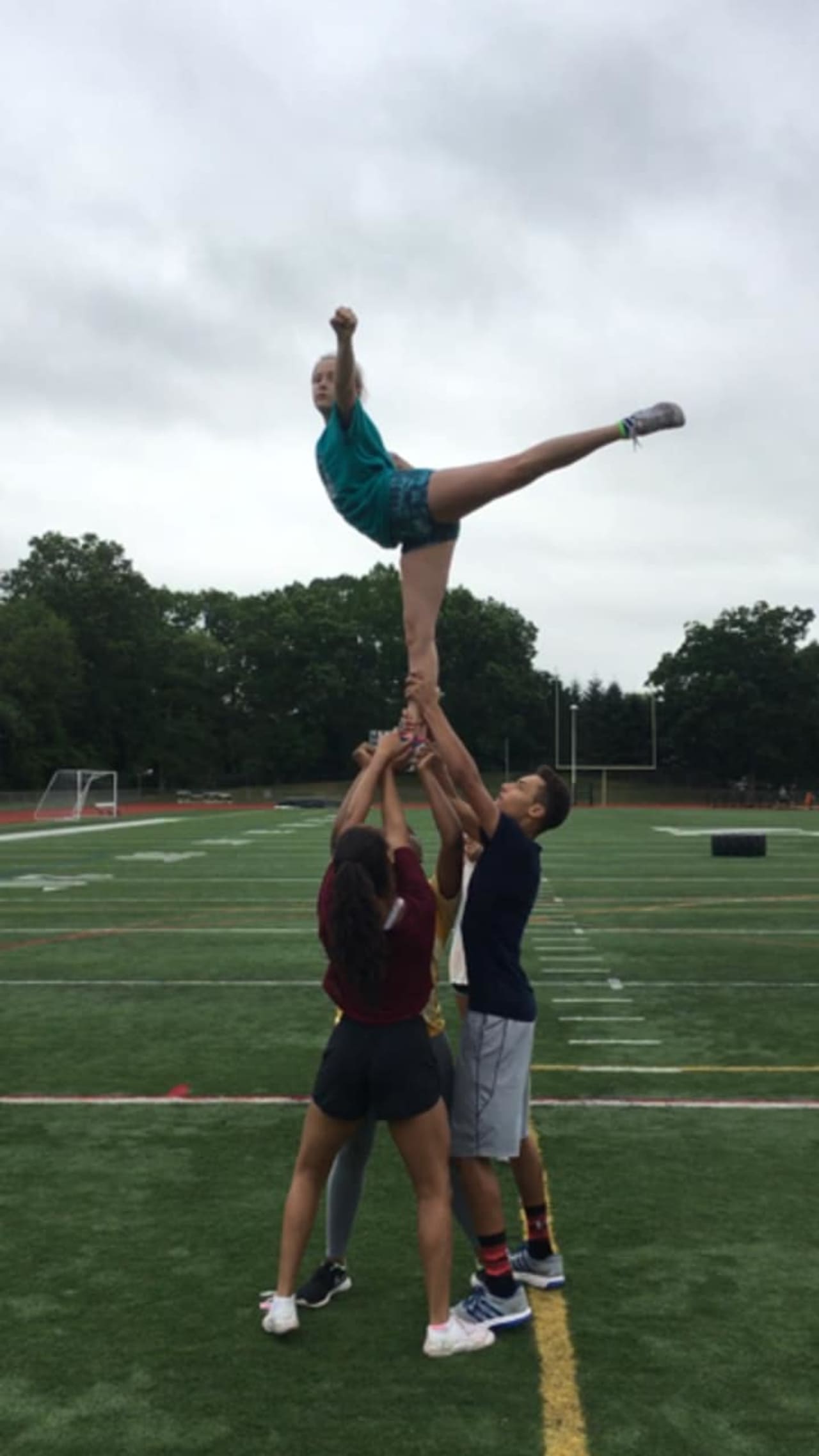 The NHS Bears Cheerleaders are raising money to attend summer camp at the National Cheerleading Associations – Lake Bryn Mawr Camp in Honesdale, PA.