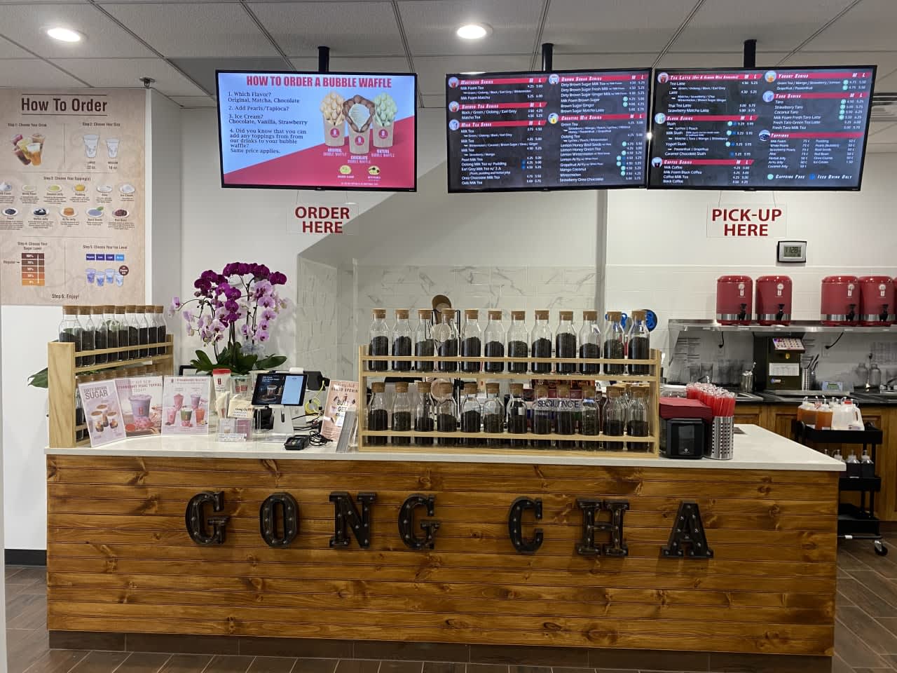 Gong Cha is open in Fort Lee.