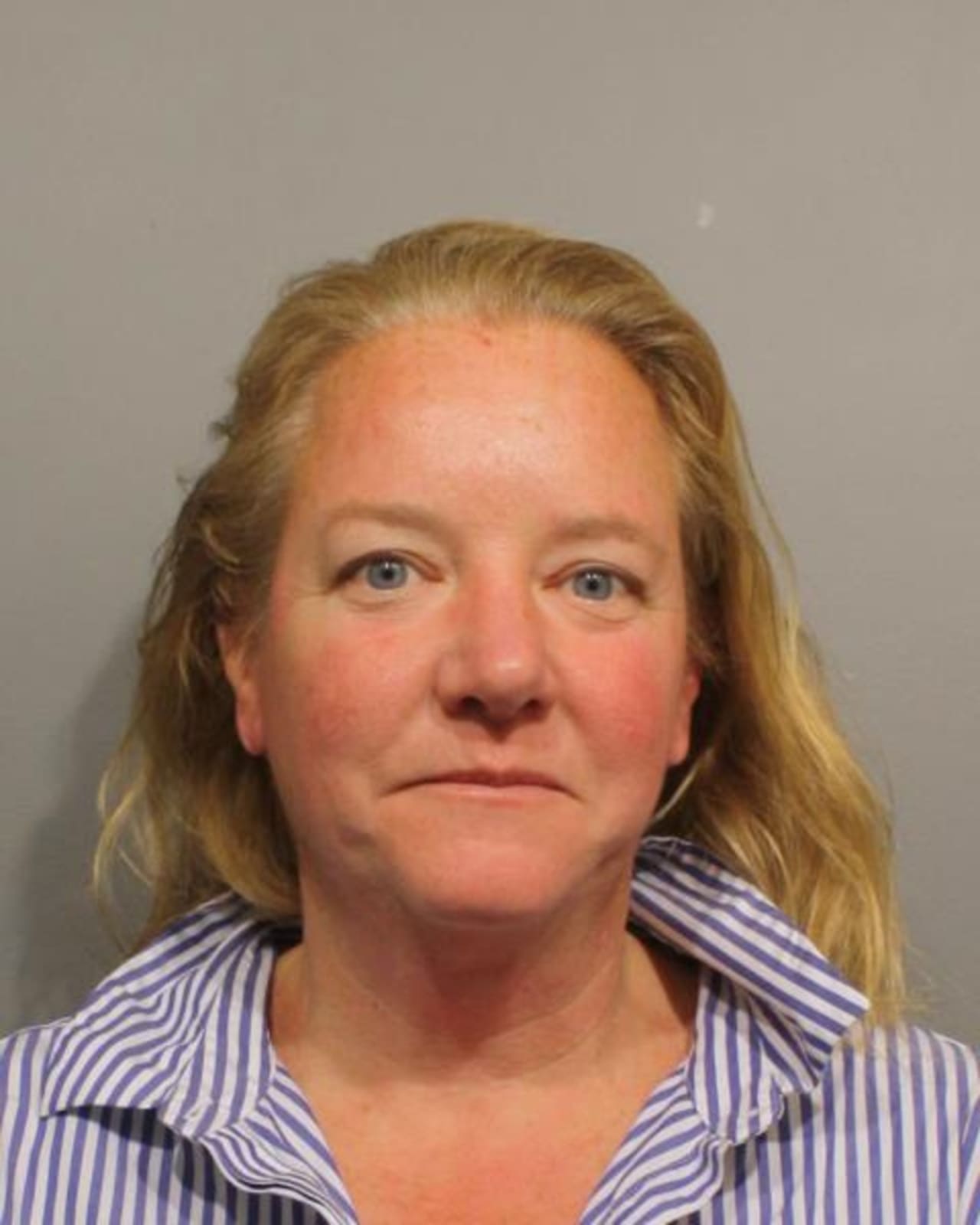 Jeanne Tienken, of Belmont, Mass., turned herself in to Wilton police in December after learning of a warrant for her arrest on charges of harassment and violating a restraining order.