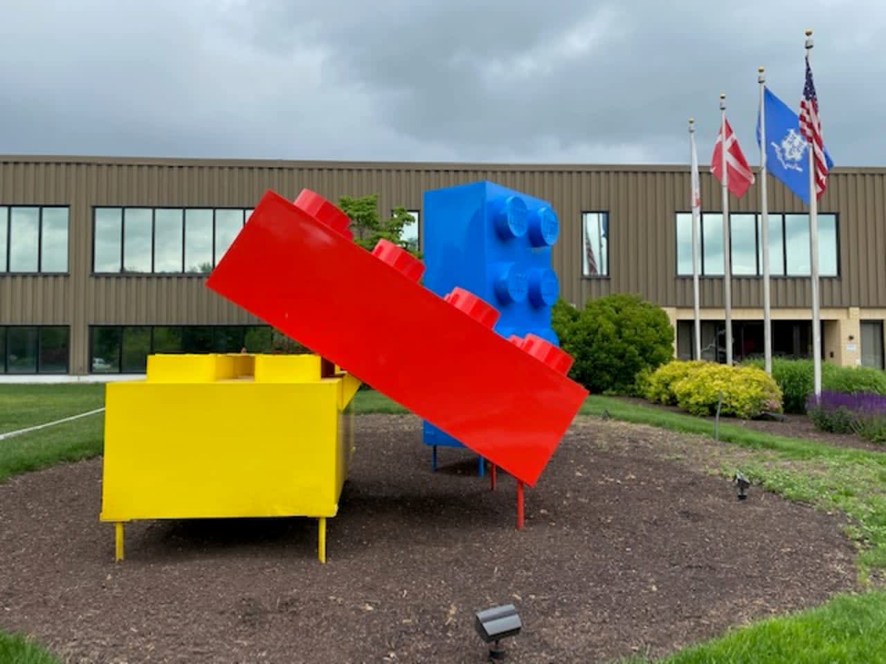 The outside of LEGO's Enfield office