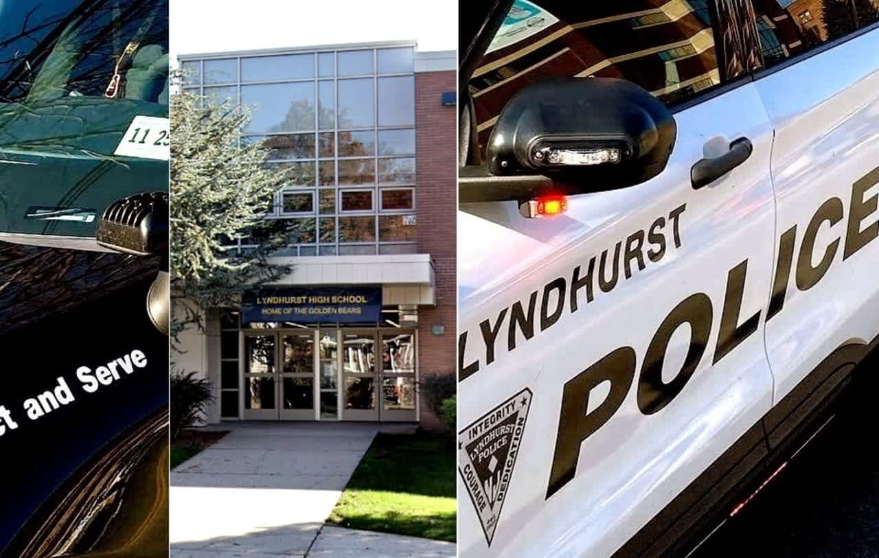 Lyndhurst High School was locked down and all 852 students, along with teachers and staff, were escorted out by police following the call.