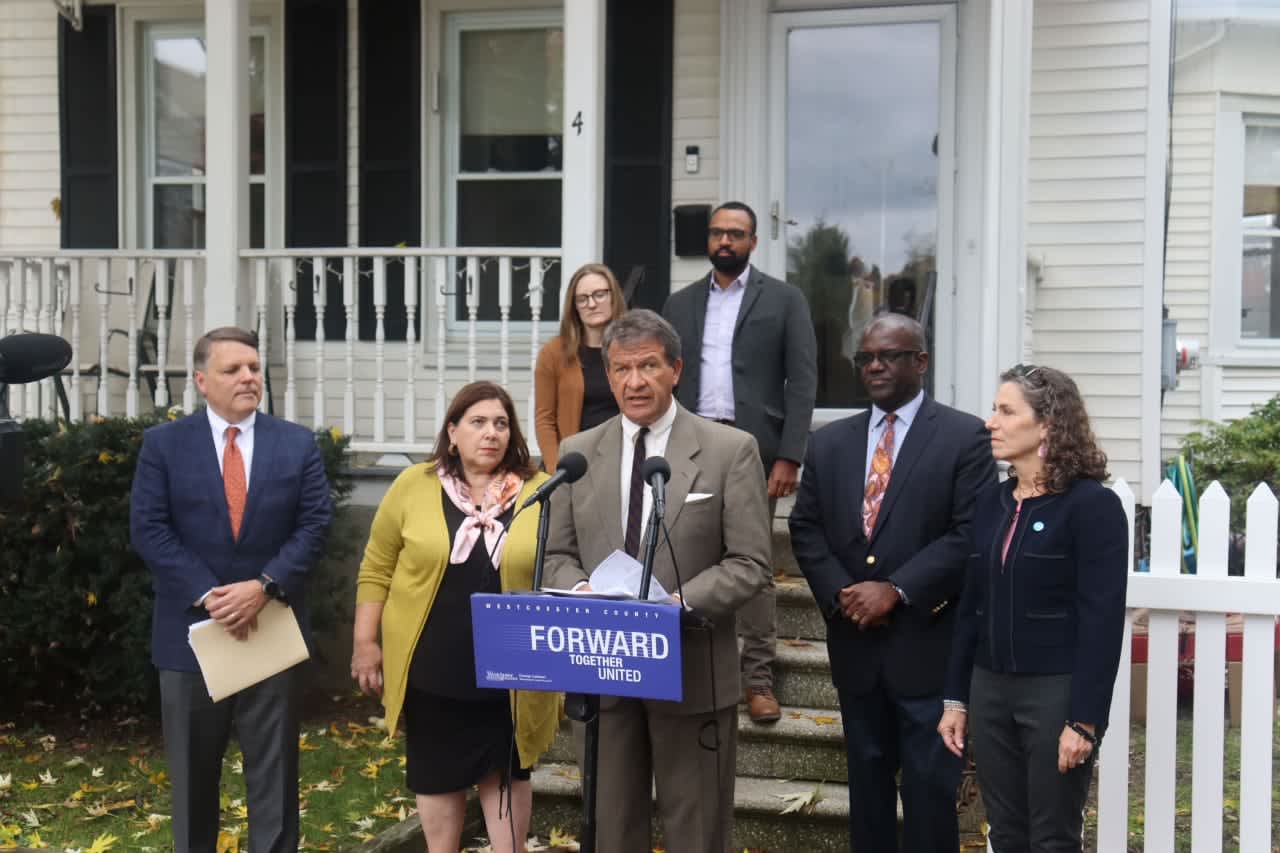 Westchester County Executive George Latimer announces a sales tax suspension on home energy costs that will soon take effect to help residents save money.