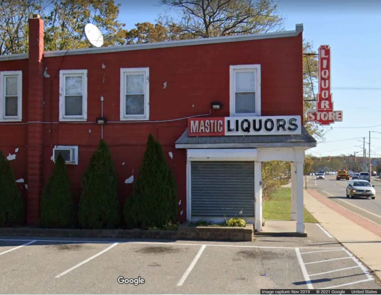 Police said one of the clerks who was charged was working at Mastic Liquors on Montauk Highway in Mastic.