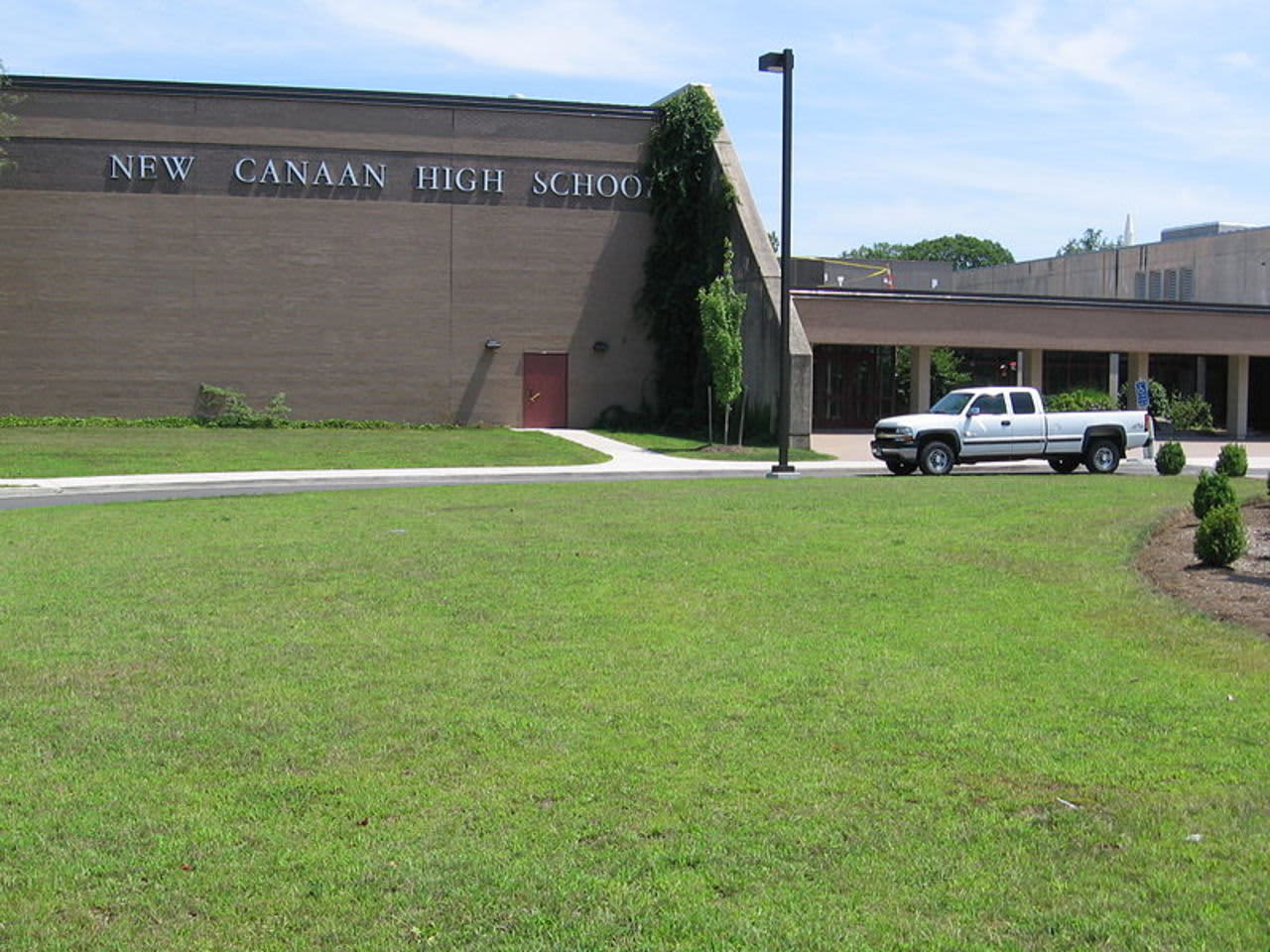 The artificial turf on the playing fields at New Canaan High School need to be replaced before the next season.