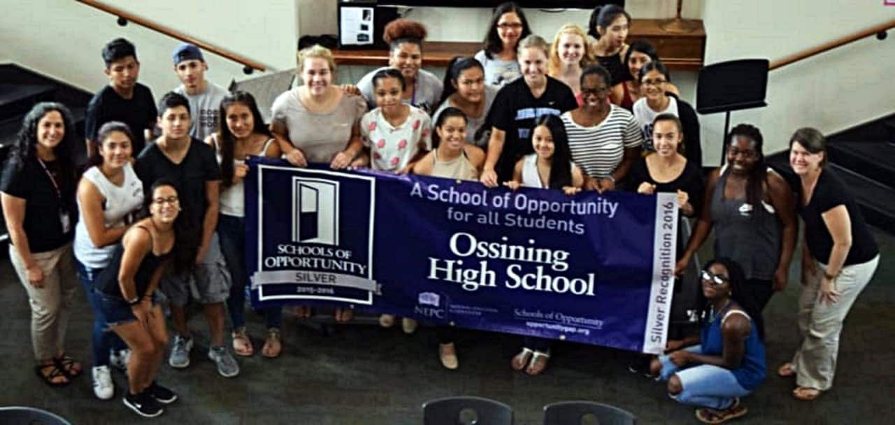 Ossining High School has been recognized as a "School of Opportunity."