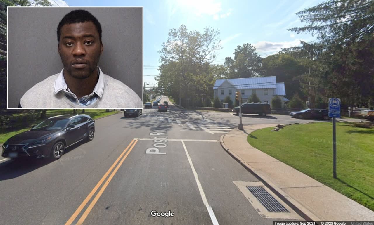 Rainaldo Morris was charged after police said he assaulted a victim on a bus in Darien in an apparently random attack.