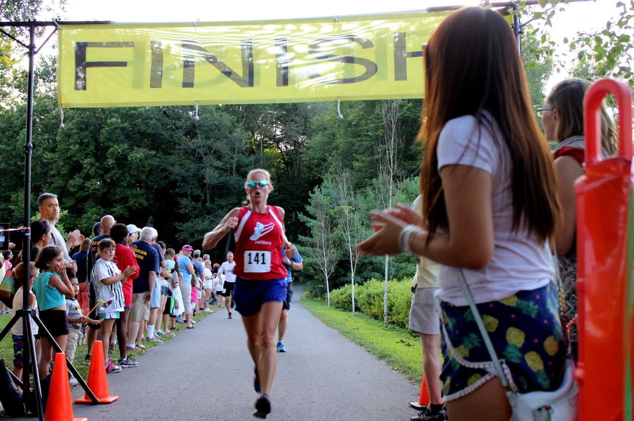 The Sunset Run in Trumbull draws big crowds of runners every year.