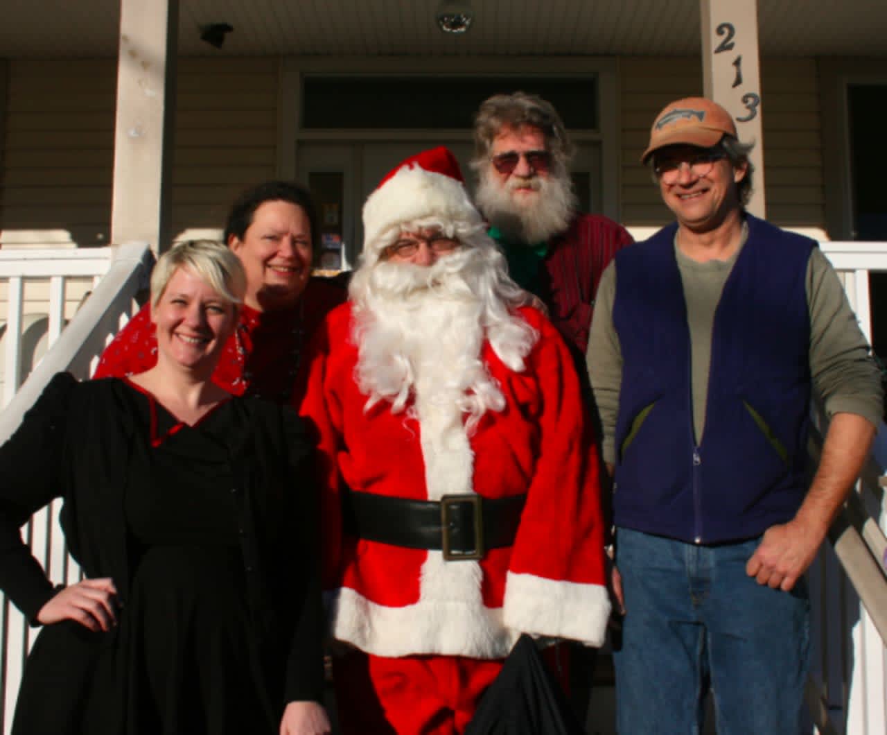 Bonnie Wisnowski, from left, will join bandmates Susan Lang, Bill Wisnowski and Leif Smith, along with Santa at Dec. 6 show in Bethel. 