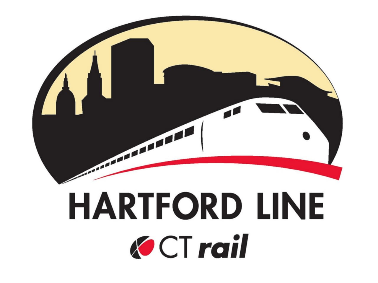 The new logo for the Hartford Line, which will expand rail service from New Haven to Hartford to Springfield, Mass.
