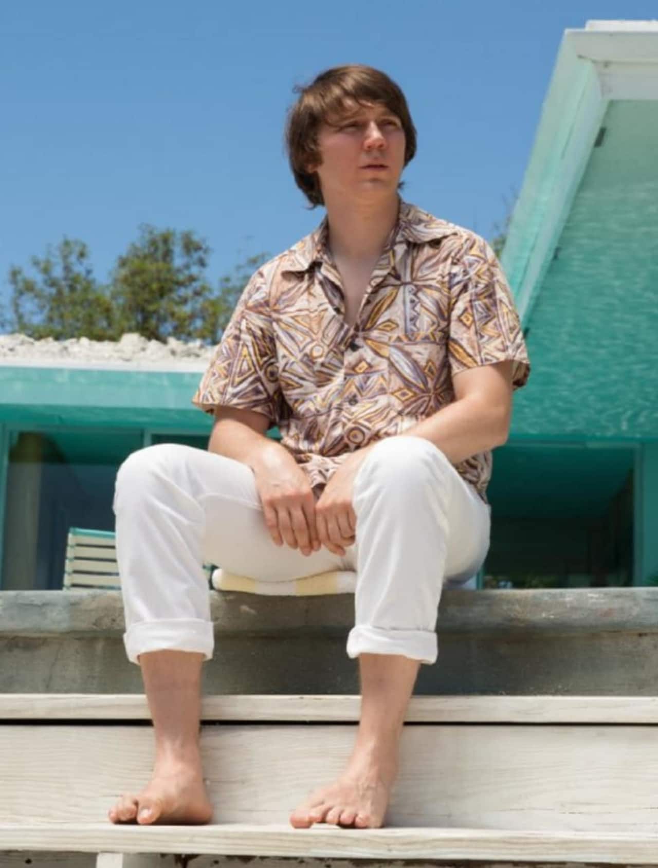 Paul Dano plays a young Brian Wilson in the film 'Love & Mercy.' He was nominated for a Golden Globe for best performance by an actor in a supporting role in a motion picture for the role.