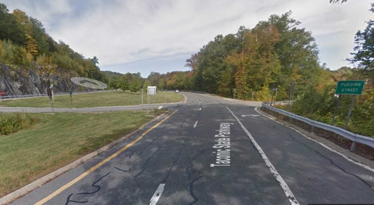 The Pudding Street crossing on the Taconic State Parkway in Putnam Valley.