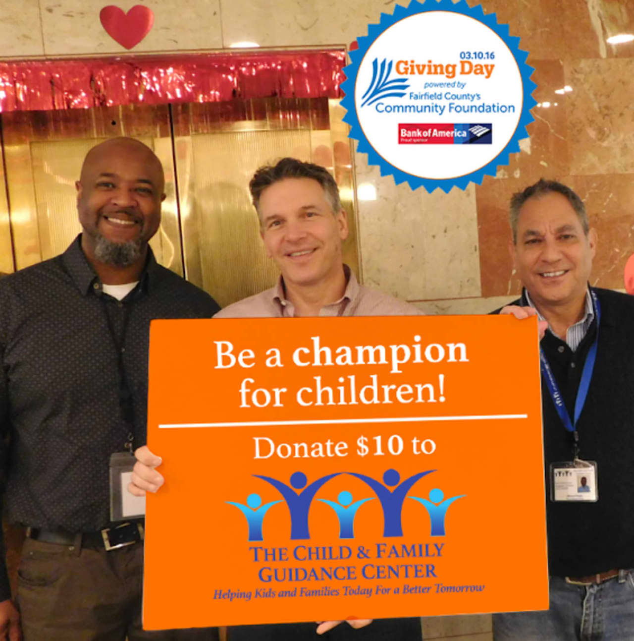 Left to right are Terril Pile, Outpatient Director, Child & Family Guidance Center; Dr. Christopher Bogart, CEO, The Southfield Center for Development; and Michael Patota, President/CEO, Child & Family Guidance Center.
