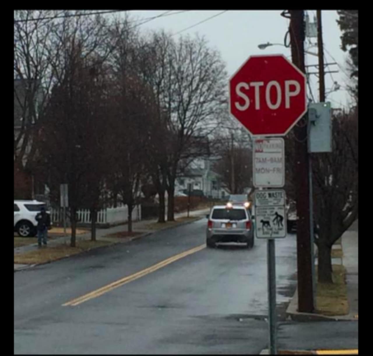 The village of Suffern installed two stop signs on Ramapo Avenue in the area of West Maltbie Avenue.