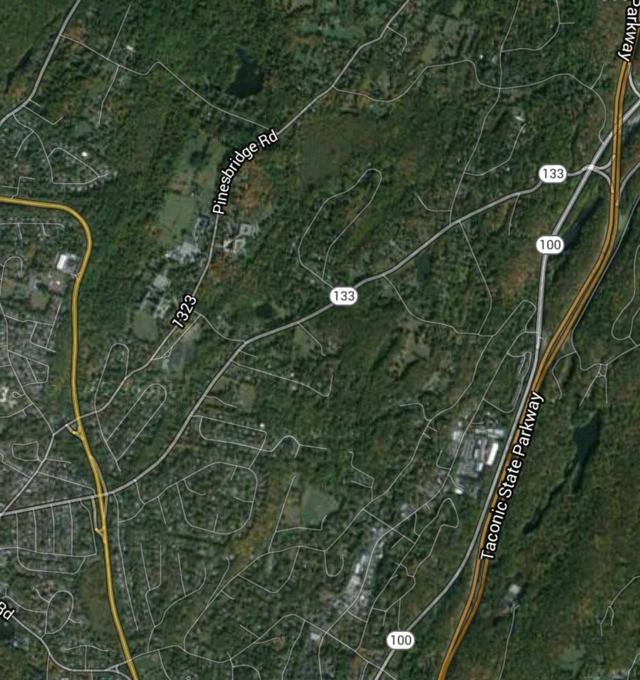 A stretch of Route 133 on the New Castle/Ossining border was closed in both directions after an accident in which a utility pole went down, blocking the road.
