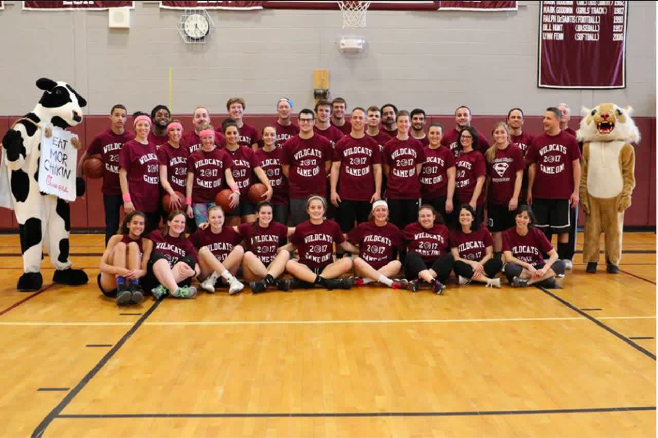Bethel High School played the Harlem Wizards in a recent fundraising event sponsored by the Brookfield Chick Fil A.