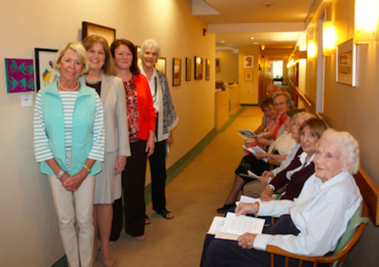 Residents at The Inn were joined by Laurel House leadership to welcome a special art installation while learning about the organization’s mission to assist people within their personal journeys of mental health recovery.