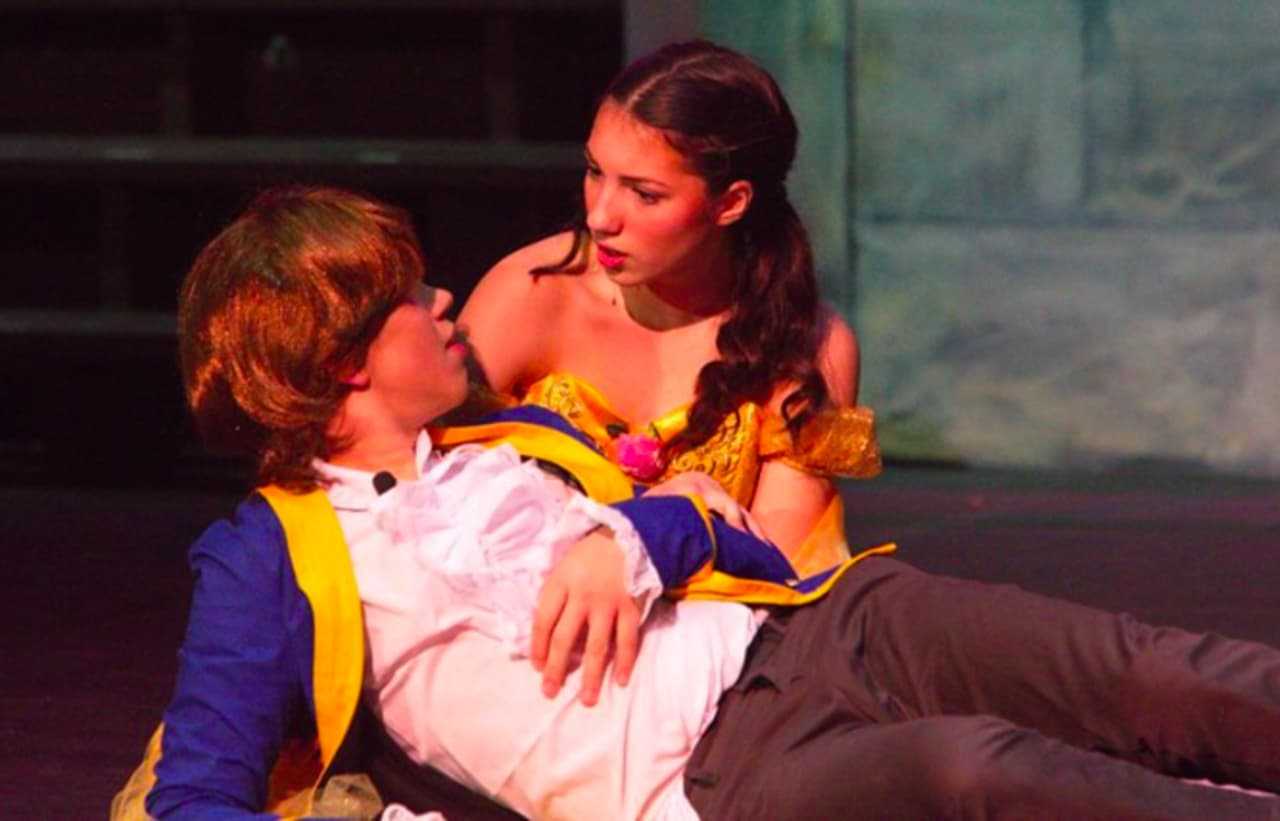 an Old Library Theatre performance of Beauty and the Beast Jr.