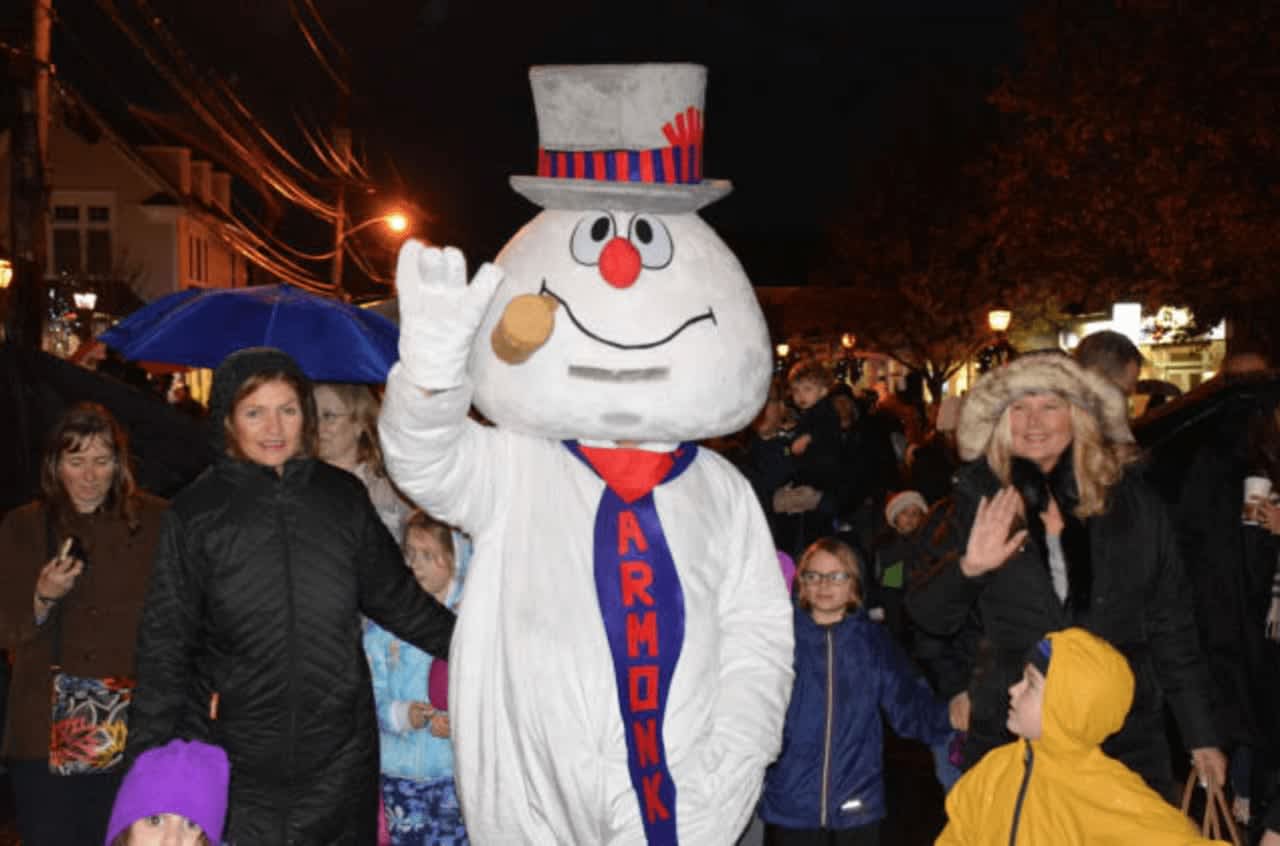 Armonk celebrated its annual Frosty Days in style on Sunday with a special visit by hometown hero Frosty the Snowman.