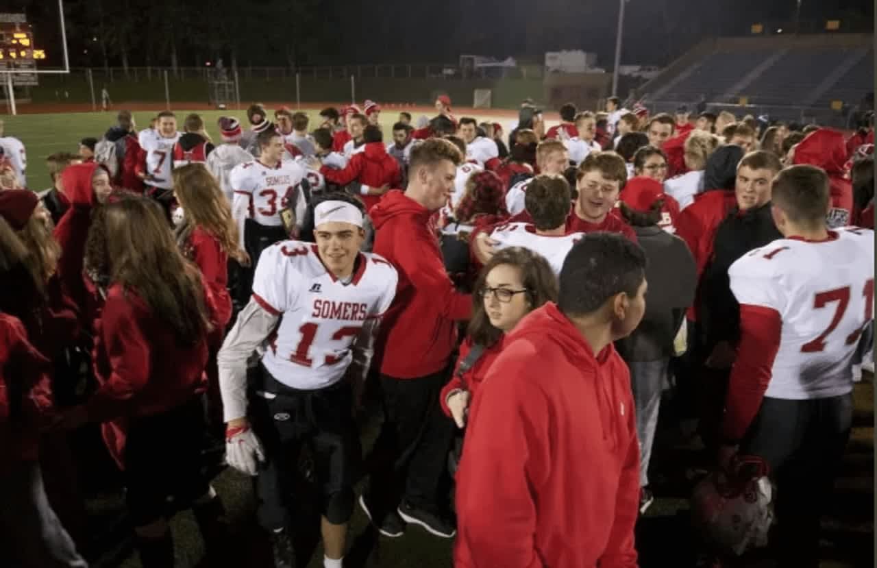 The state football champions from Somers High School will be honored along with other state champions from the school with a parade on Saturday, Dec. 10.