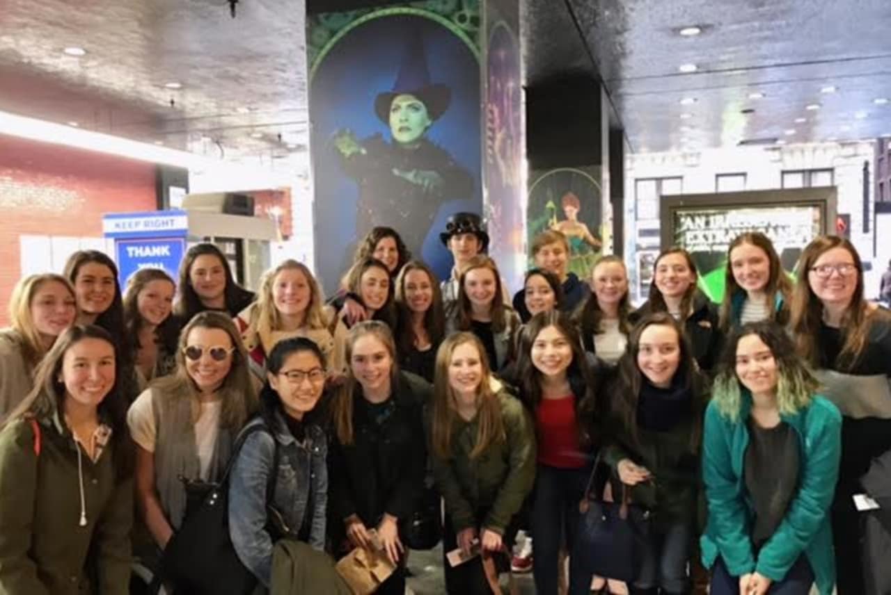 Members of the Bronxville High School chorus recently went to Broadway to see the musical “Wicked: The Untold Story of the Witches of Oz.”