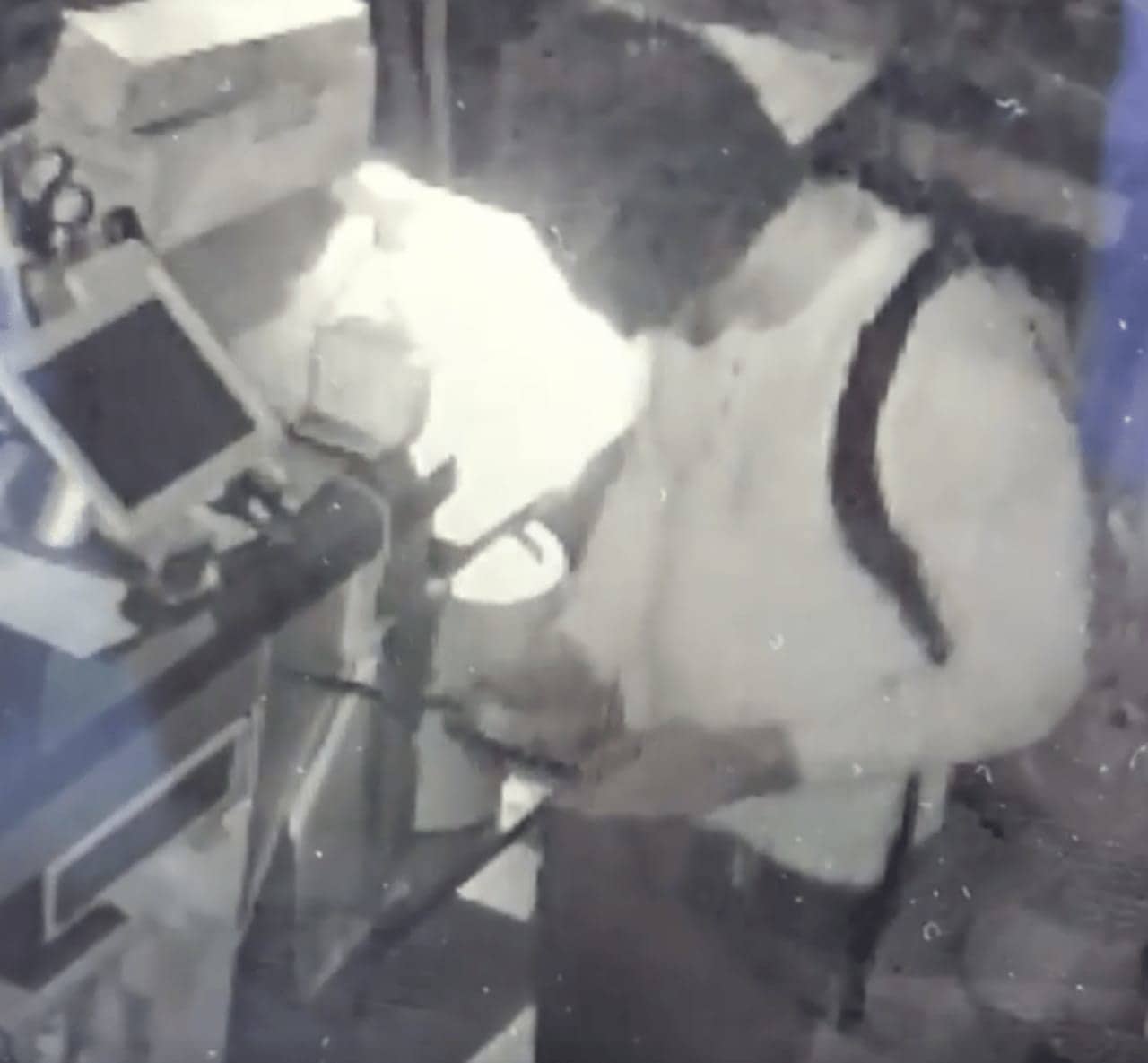 A man was caught on surveillance tapes breaking into Reilly's Ribcage in Bergenfield Wednesday.