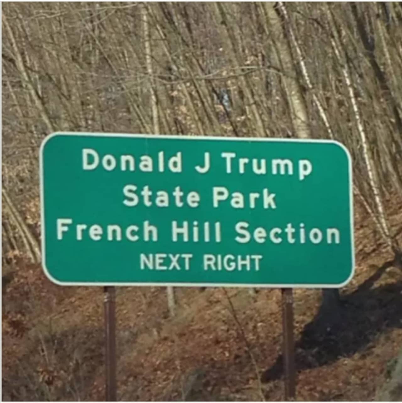 A local lawmaker has suggested changing the name of Donald J. Trump State Park.