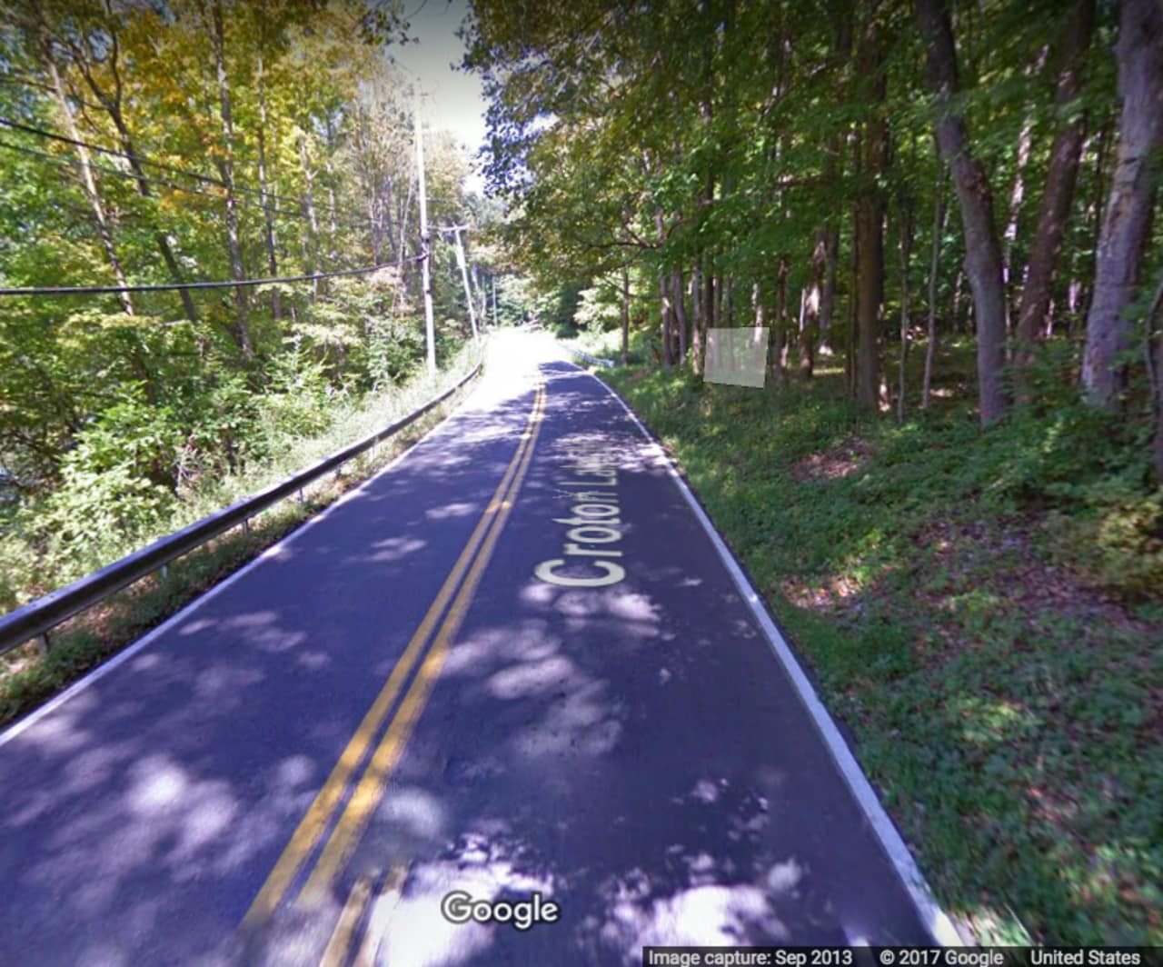 Croton Lake Road in Yorktown.