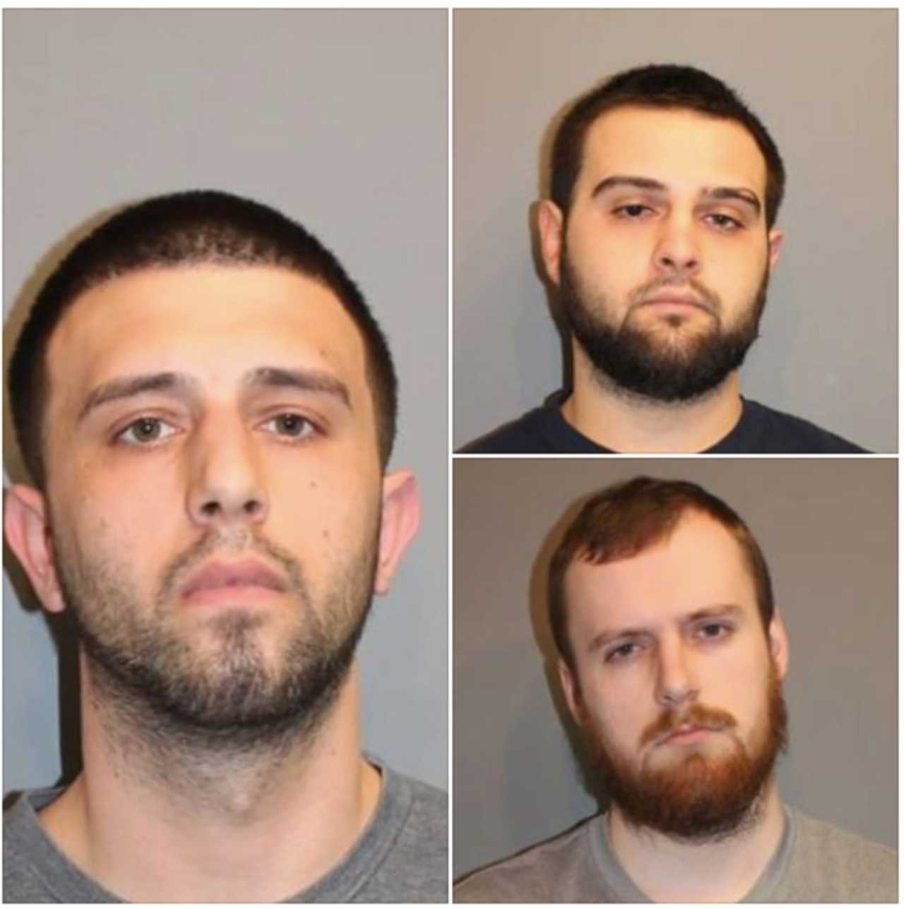 Michael Maiorino, left, Joseph Ponger, top right, and Luke Sweeney, bottom right.