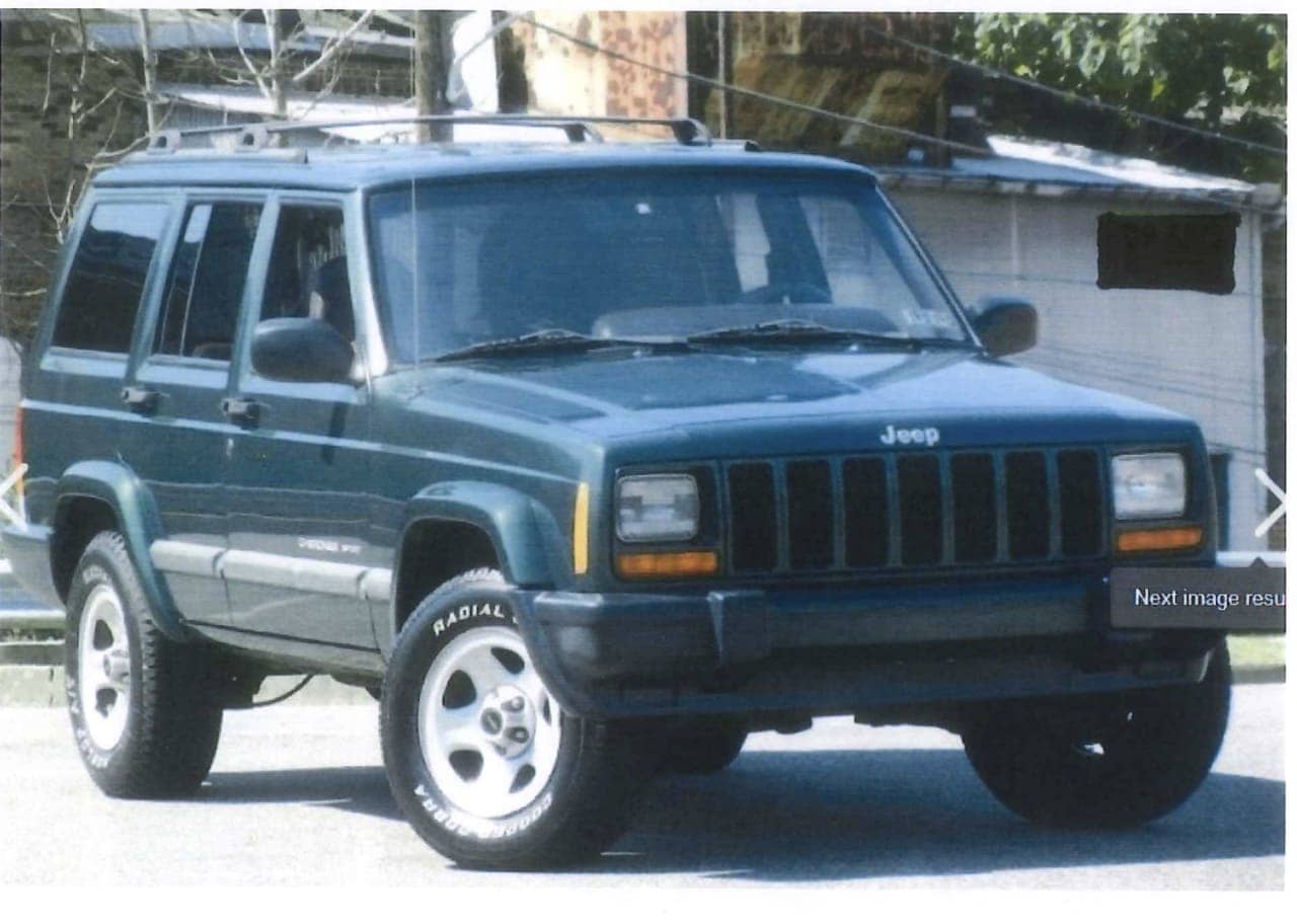 State police are the lookout for a Jeep similar to the one pictured that was involved in a fatal hit-and-run.