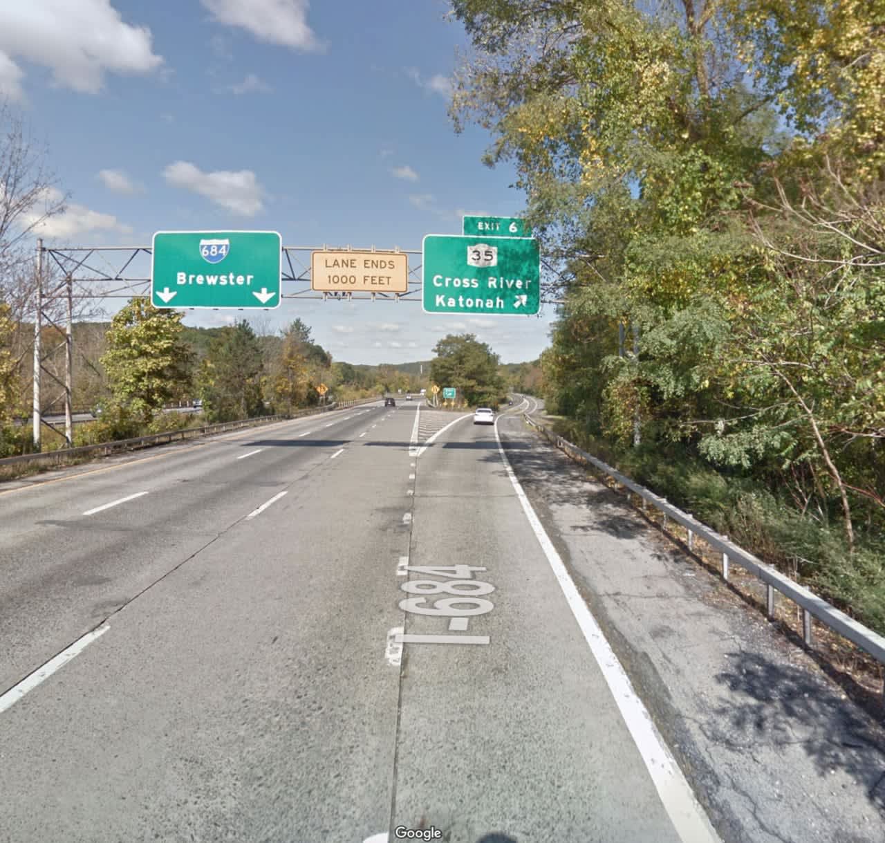 Exit 6 on I-684 will be closed overnight for days in Westchester.