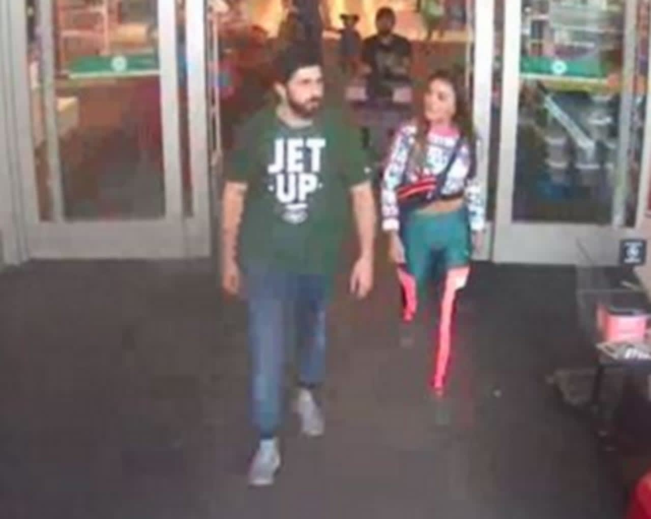 Police are on the lookout for a man and woman suspected of stealing JBL headphones from Target in Huntington Station (124 E. Jericho Turnpike) on Sunday, Sept. 22 around 5:20 p.m.