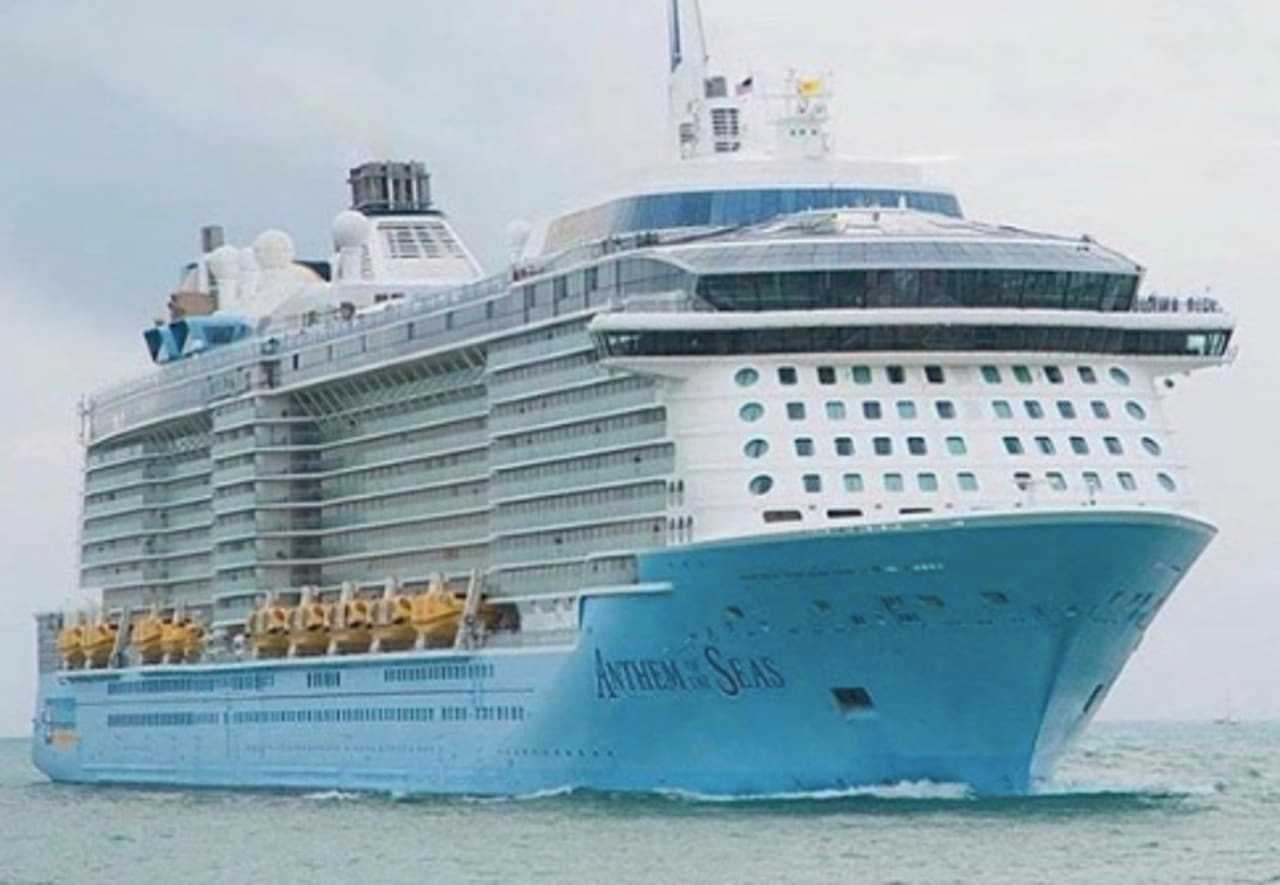 A Royal Caribbean Anthem of the Seas ship