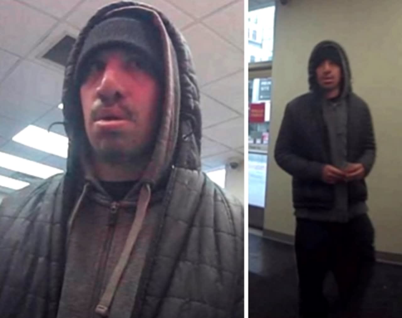 Authorities are seeking the public's help identifying a man they say stole cash from a victim who was using an ATM.