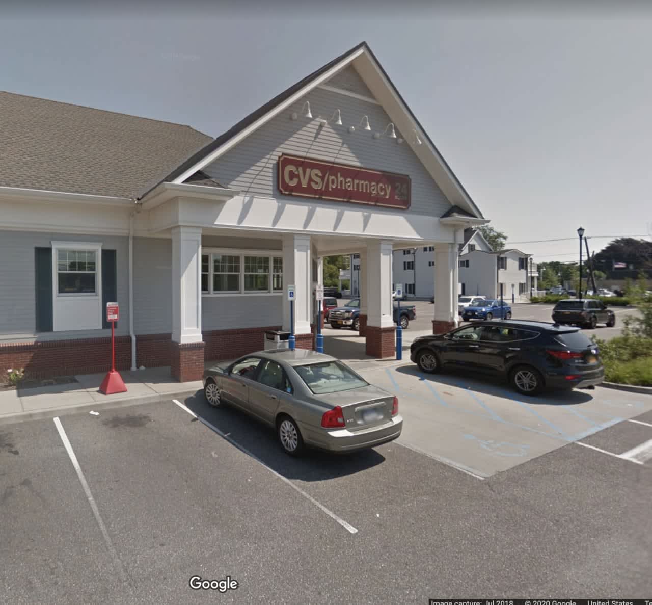 Two men allegedly robbed the CVS in West Islip at gunpoint.