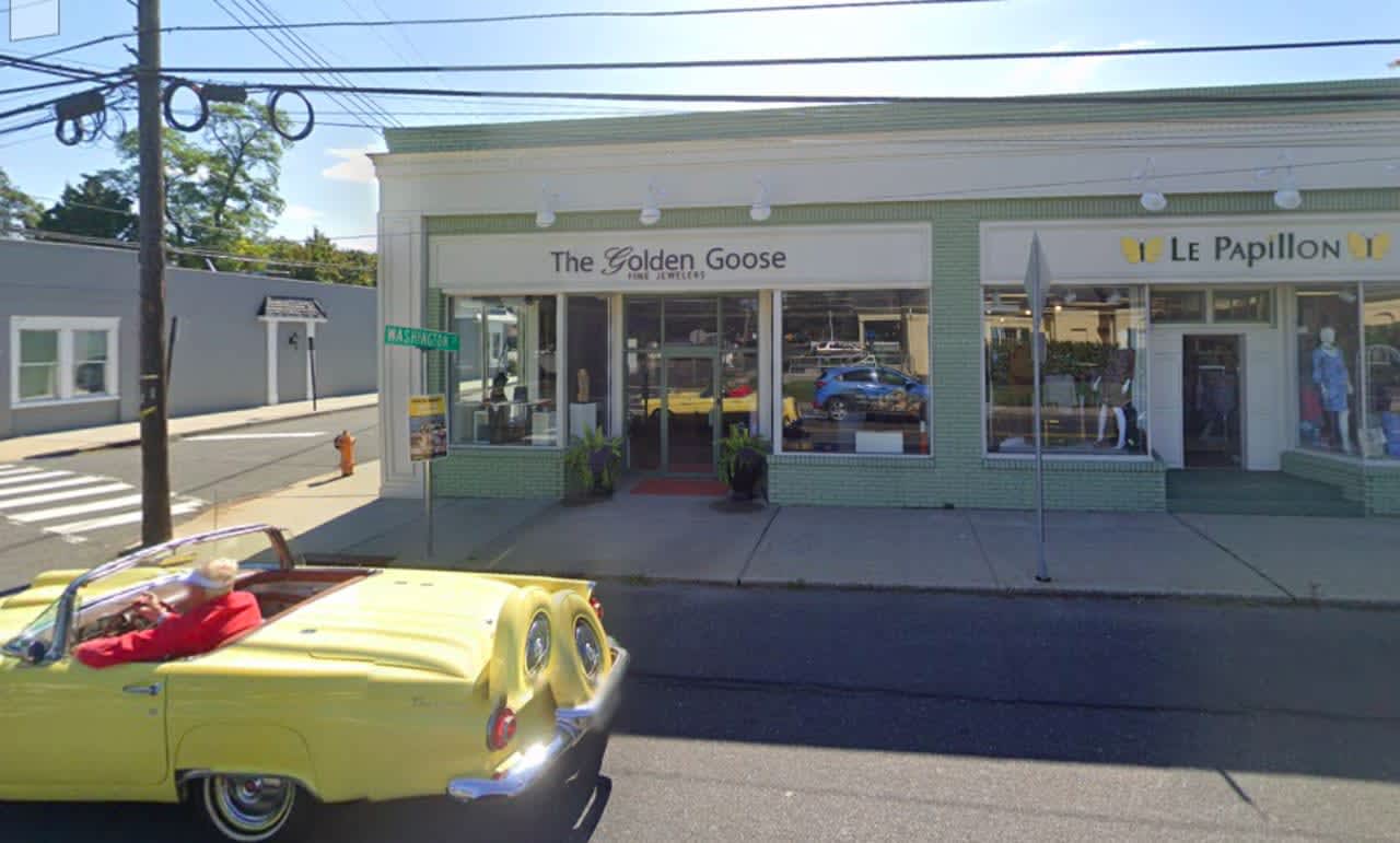 The Golden Goose jewelry store at 7 West River Road in Rumson