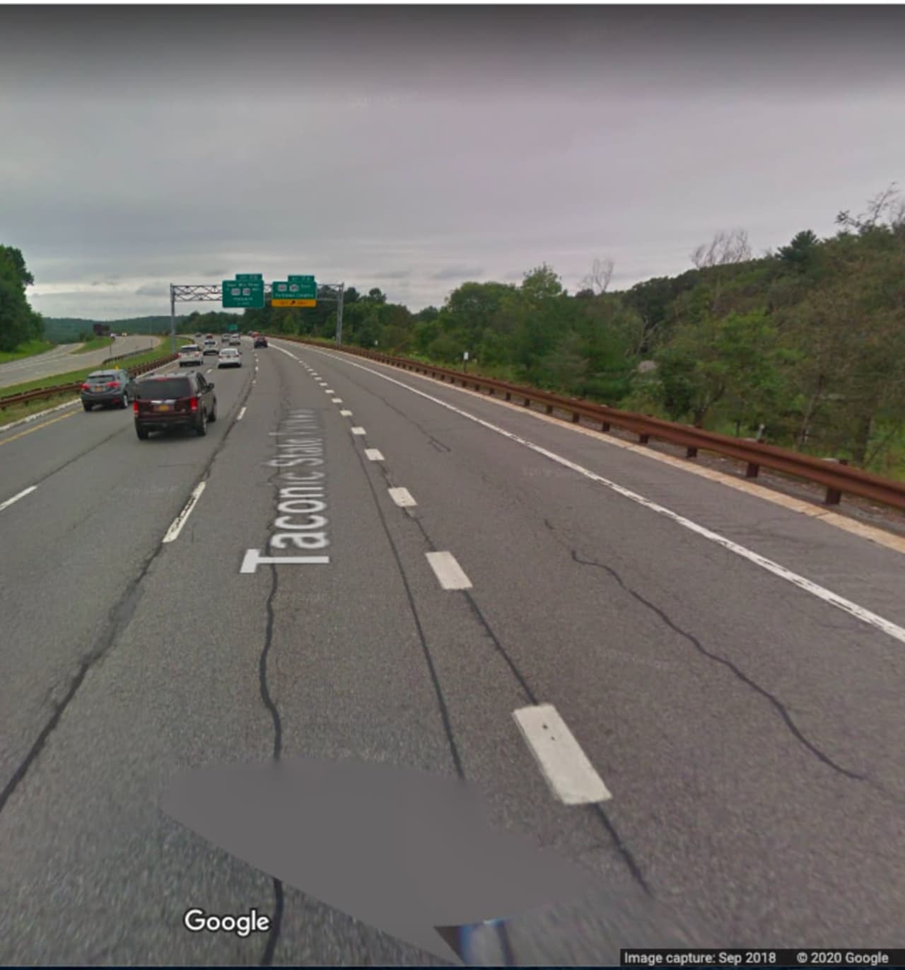 The Taconic Parkway near Route 132 in Yorktown.