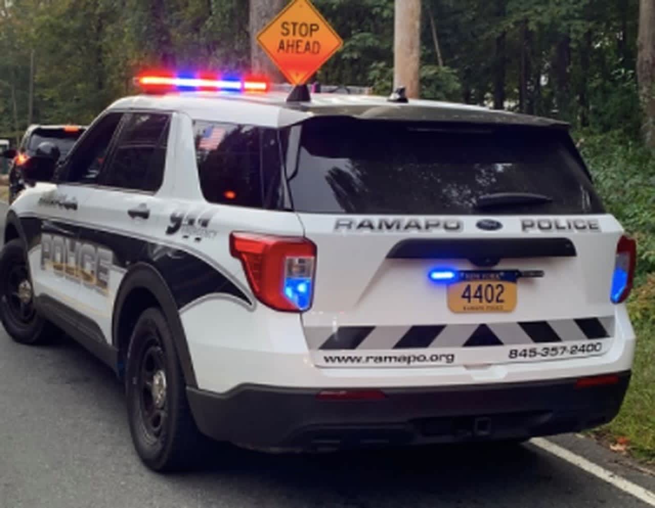 An area woman was arrested for allegedly beating a man's car with a metal bat and then stealing his cell phone during a road rage incident in Ramapo.