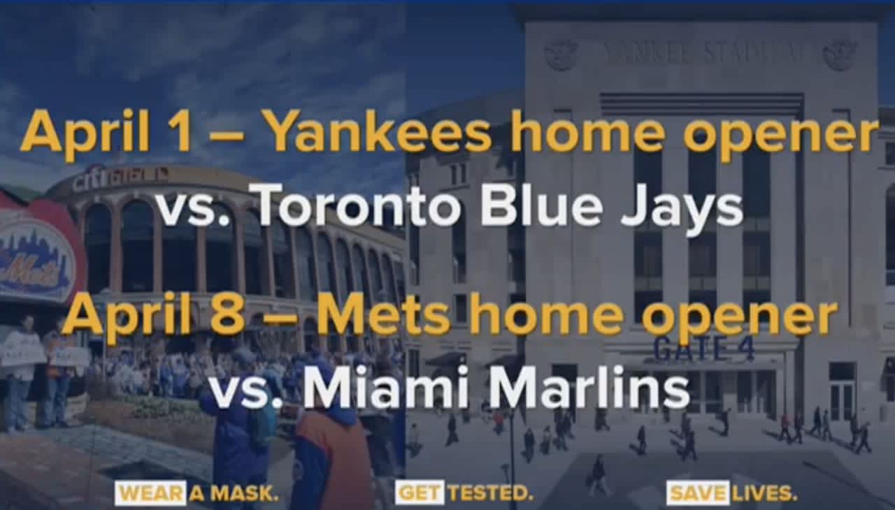 The Yankees and Mets will have limited number of fans in the stands for their home openers.