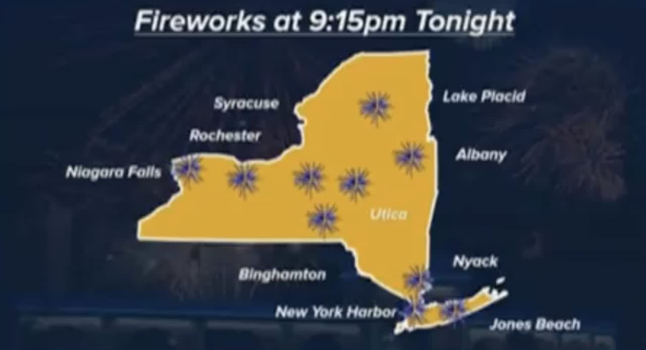 New York Gov. Andrew Cuomo announced a series of fireworks shows across the state to celebrate the recovery from COVID-19