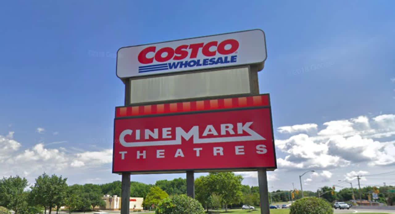 Costco and Cinemark on Route 35 in Hazlet
