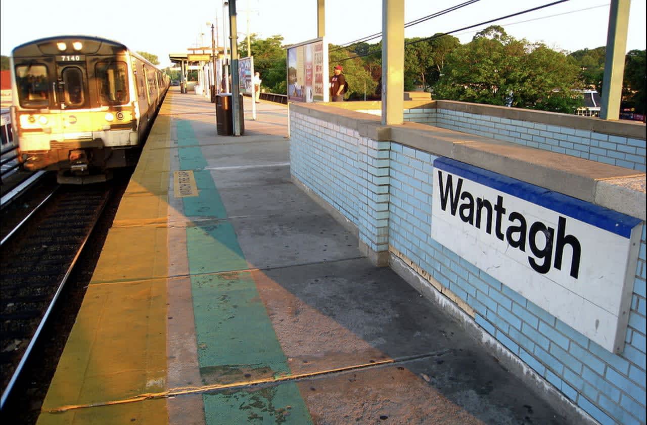 A person was killed by a train near the Wantagh train station.