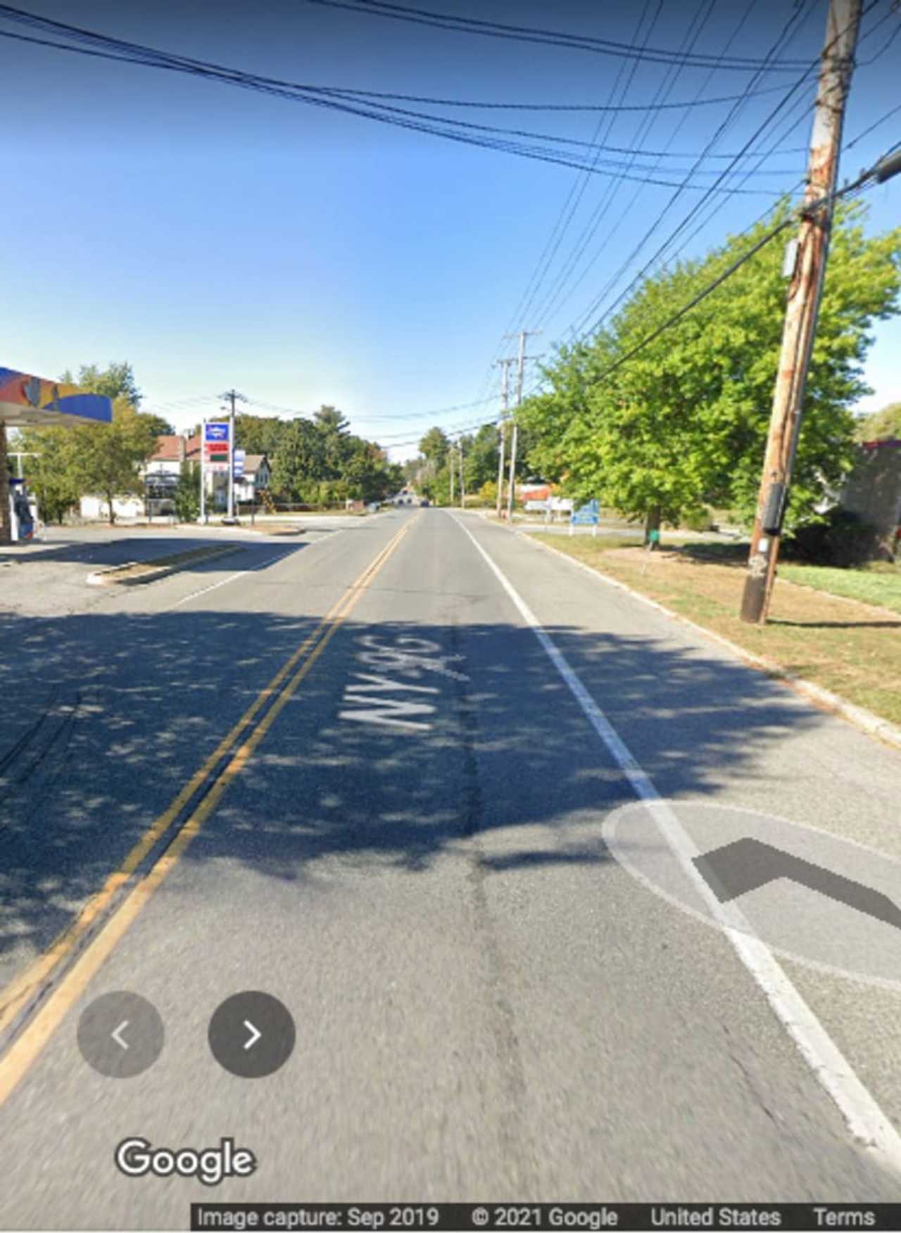 Route 9G at the intersection with Elks Lane in Hyde Park.