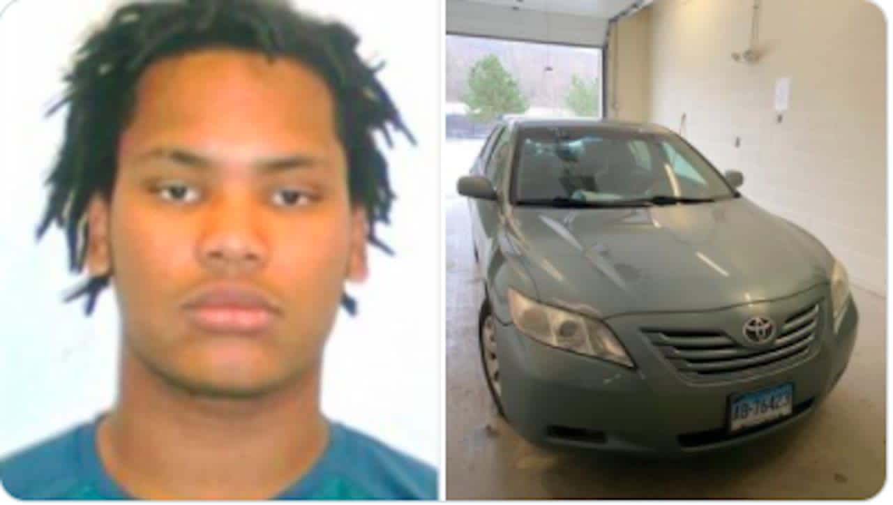 Christopher Jesus Constanzo, age 19, was driving this 2007 green Toyota Camry with Connecticut plates AB 76423 when he tried to take a 16-year-old into Canada, police say.