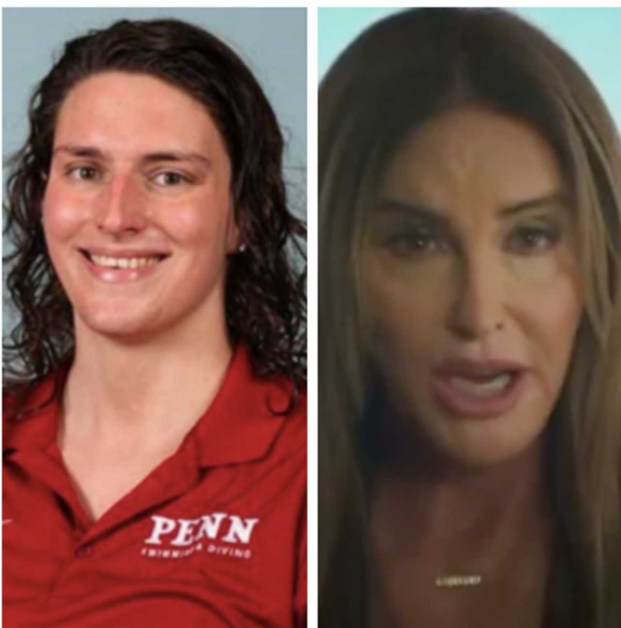 Lia Thomas and Caitlyn Jenner.