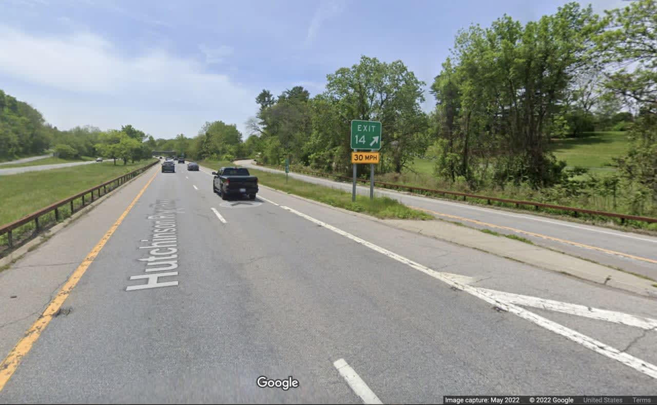 One lane of the Hutchinson River Parkway in Westchester County will close to allow for construction.