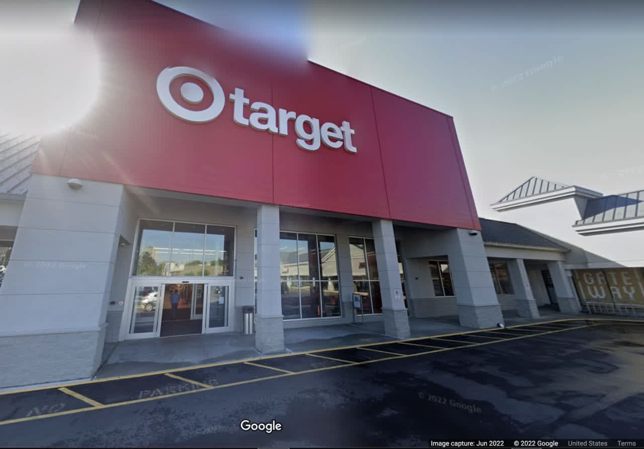 Police found the man trying to steal from the Target in Port Chester at 495 Boston Post Rd.