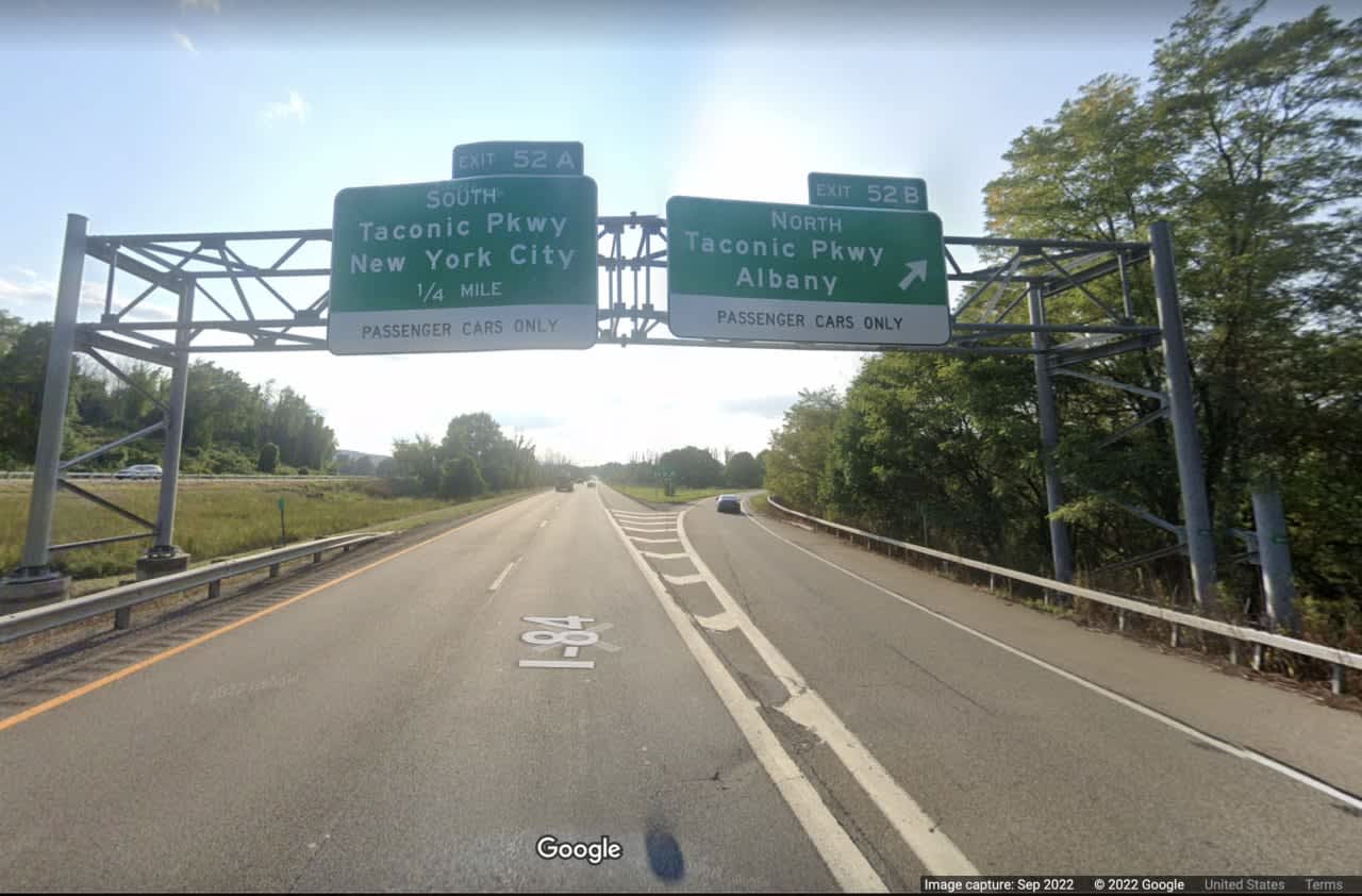 A lane of I-84 eastbound and westbound between East Fishkill and Southeast will close for most of the day during the period of a week.