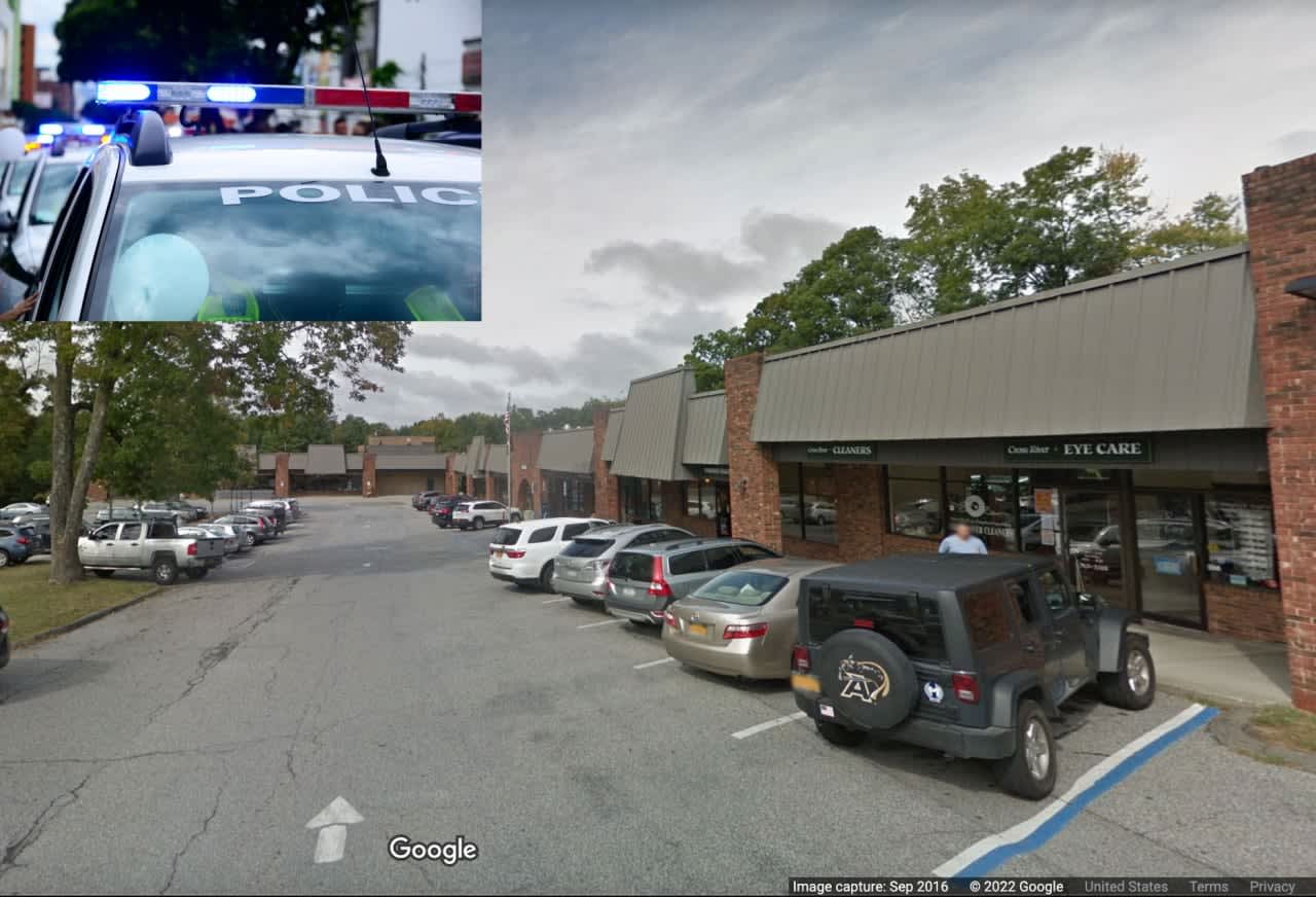 The incident happened at the Orchard Square Shopping Center in Cross River at 20 North Salem Rd.